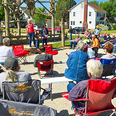 Kickoff & The Stump - Sheridan Co Courthouse